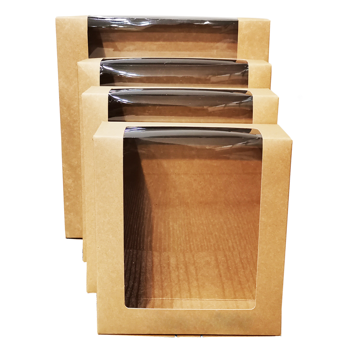 L Shape Window Box (Brown Kraft)