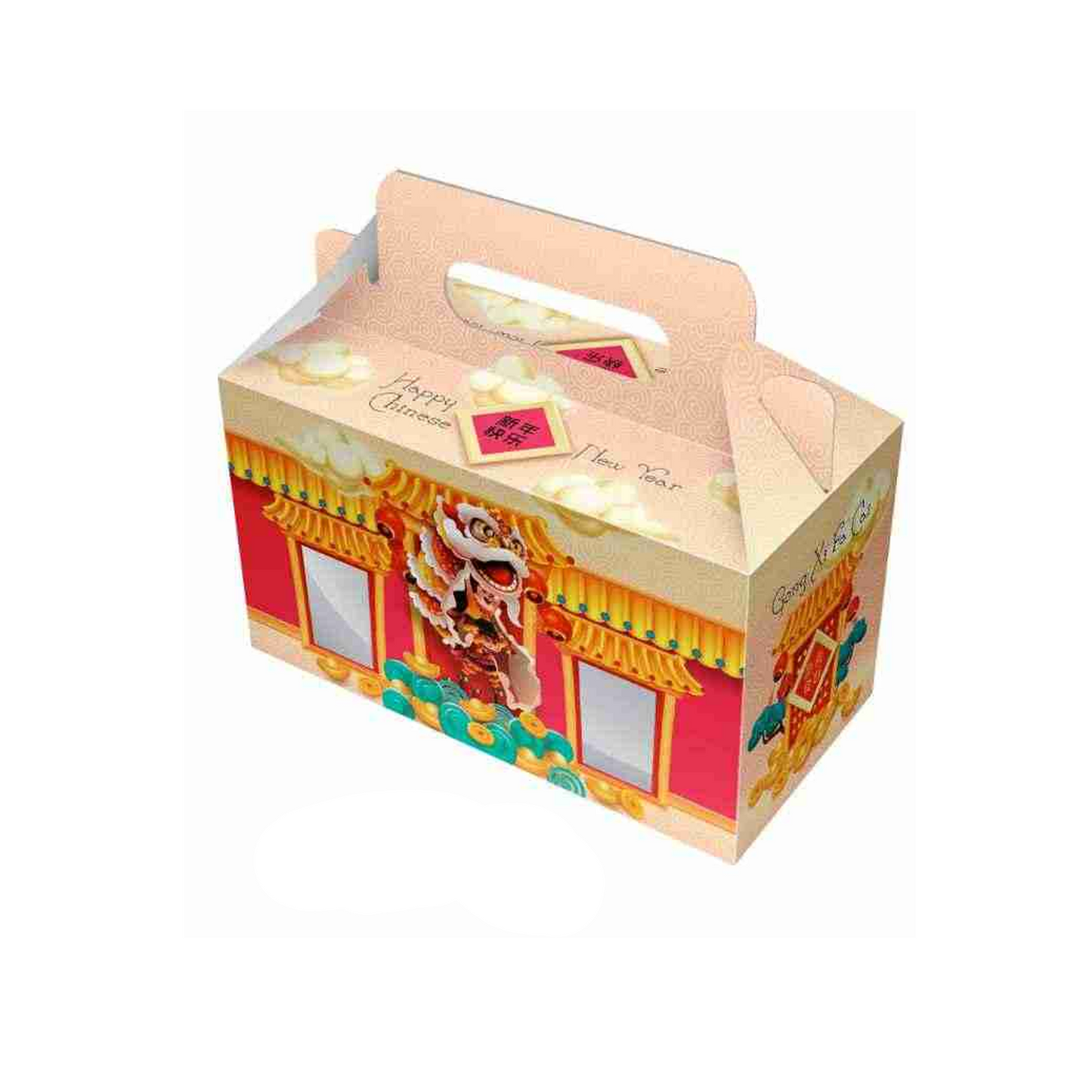 Chinese New Year Handle Box (12916)