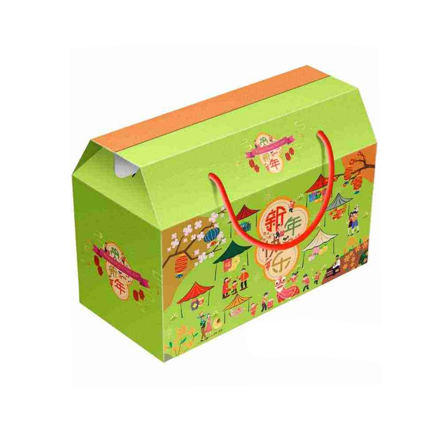 Chinese New Year Box With Strings (12978)