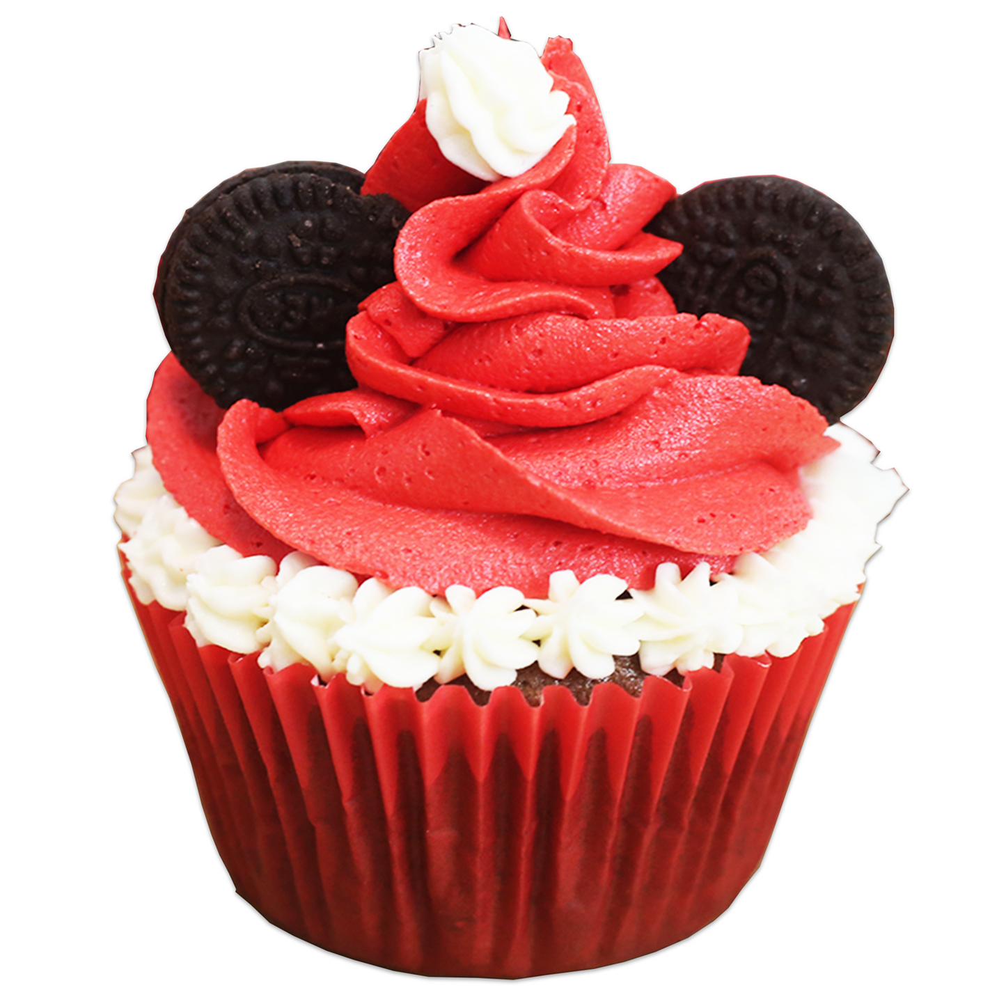 Cake Cases-Black & Red Slip Easy Glassine Cup