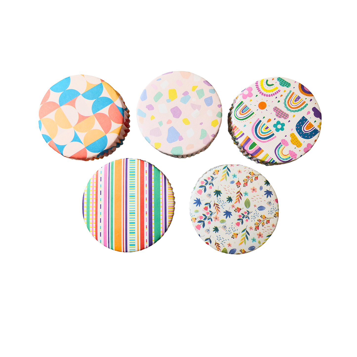 PET Round Baking Cases